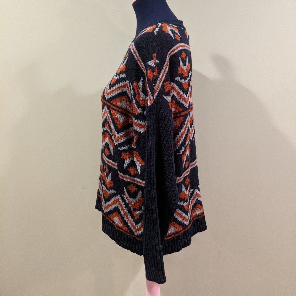Boho Aztec Tribal Pattern Sweater - Picture 5 of 7